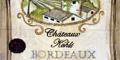 Wine Label 24" x 24"