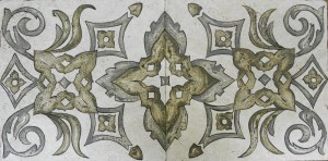 Handwrought Filigree, 12"x24"