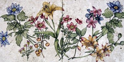 Secret Flower Garden 12x24