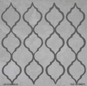 Stormy Gray Pattern Deco, 12"x12"