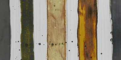 Cappuccino Striped Abstract Tile, 12"x24"