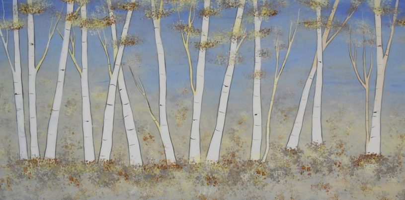 Spring Birch Grove