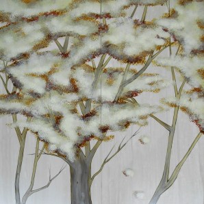 Radiant Summer Trees, 20"x20"