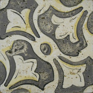 Steel Grey Heirloom Deco, 6"x6"