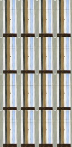 Dove Gray Striped Abstract Tile Pattern