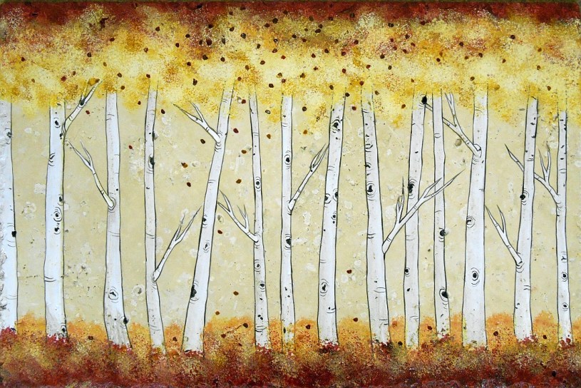 Blissful Aspen Grove 16″x24″