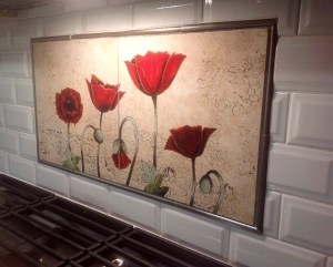 Vibrant Poppies Mural Installed