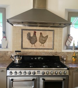 Contemporary Chickens Installed