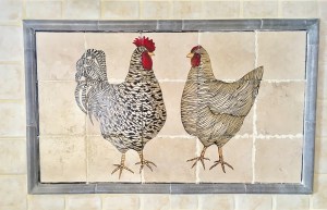 Contemporary Chickens Installed