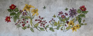 Bountiful Flower Garden, 24"x60"