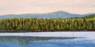 Pleasant View Lake, 12"x36"